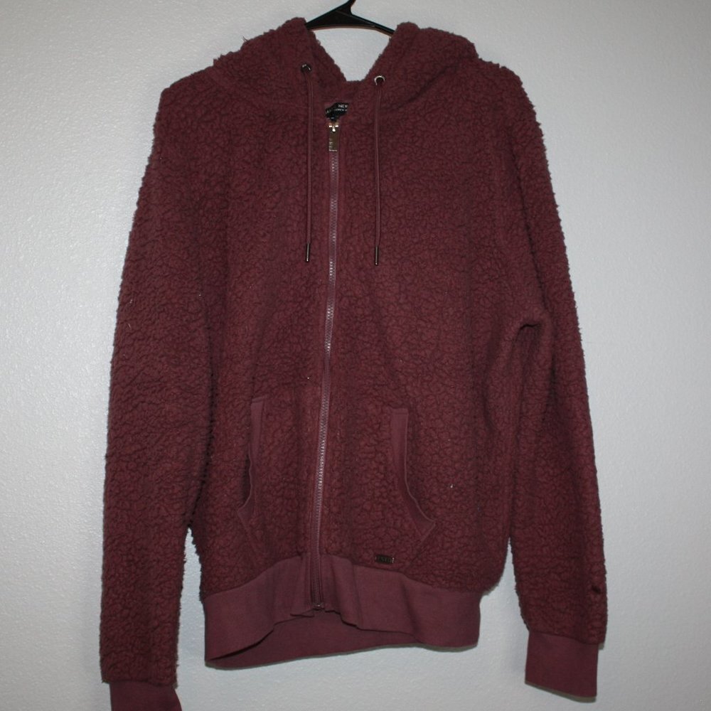 Sherpa Zip Up Hoodie